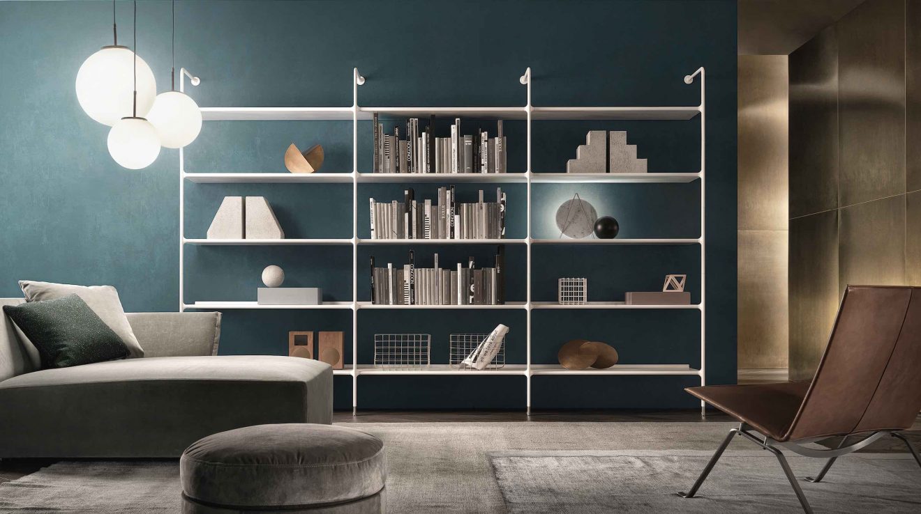 Rimadesio Wind nowoczesny regał kari mobili 03